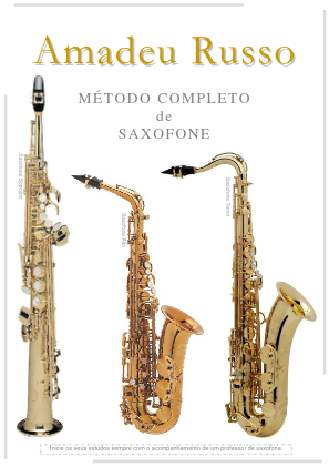 Métodos e estudos para saxofone